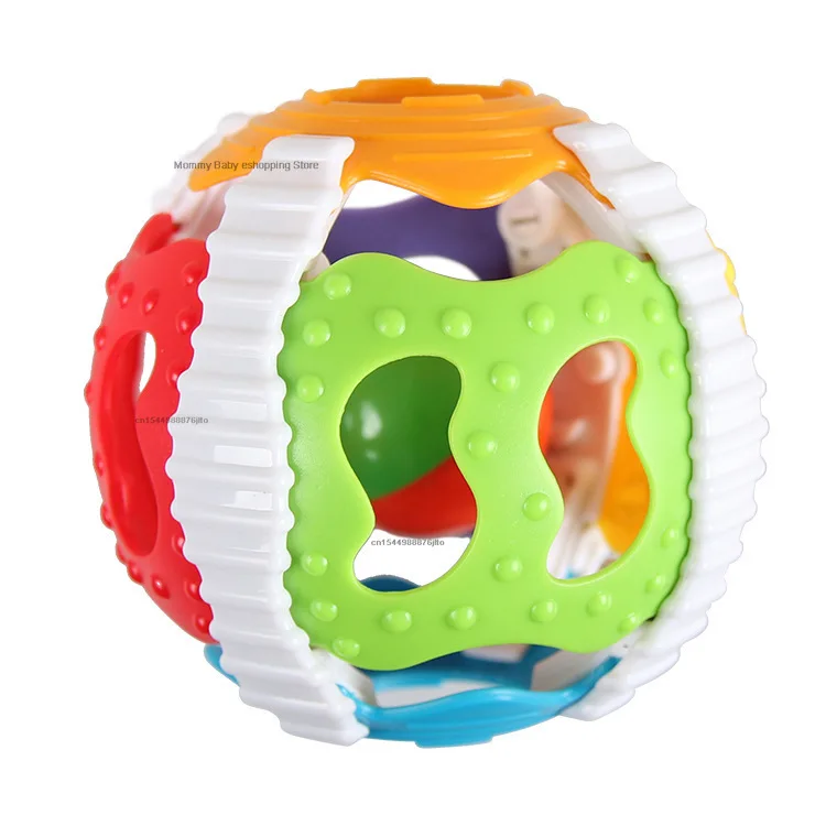 Hochet en silicone pour bébé, jeux Montessorie, jouet pour bébé, sécurité, flexible, colle, document Leone, jouets d'entraînement à la main pour enfants, cadeau pour enfants