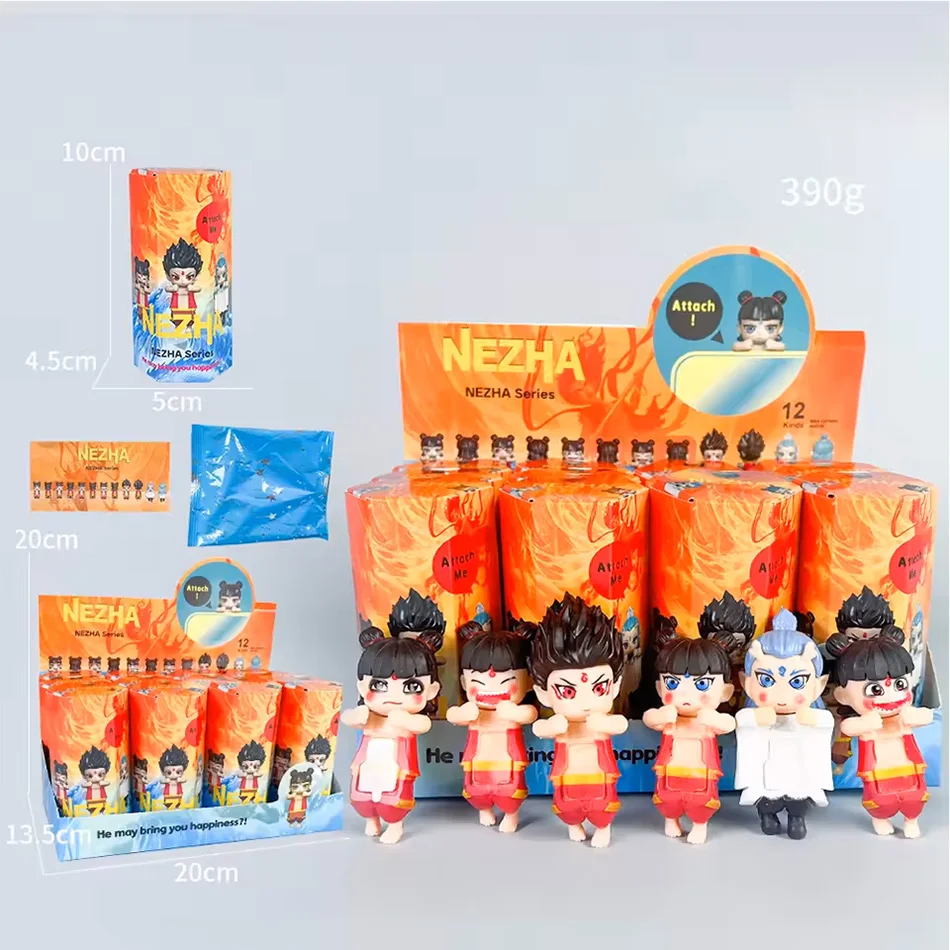 

New Hot Anime Nezha Birth Of The Demon Child Blind Box Ne Zha Aobing Cartoon Action Figures Model Ornaments Kids Birthday Gifts