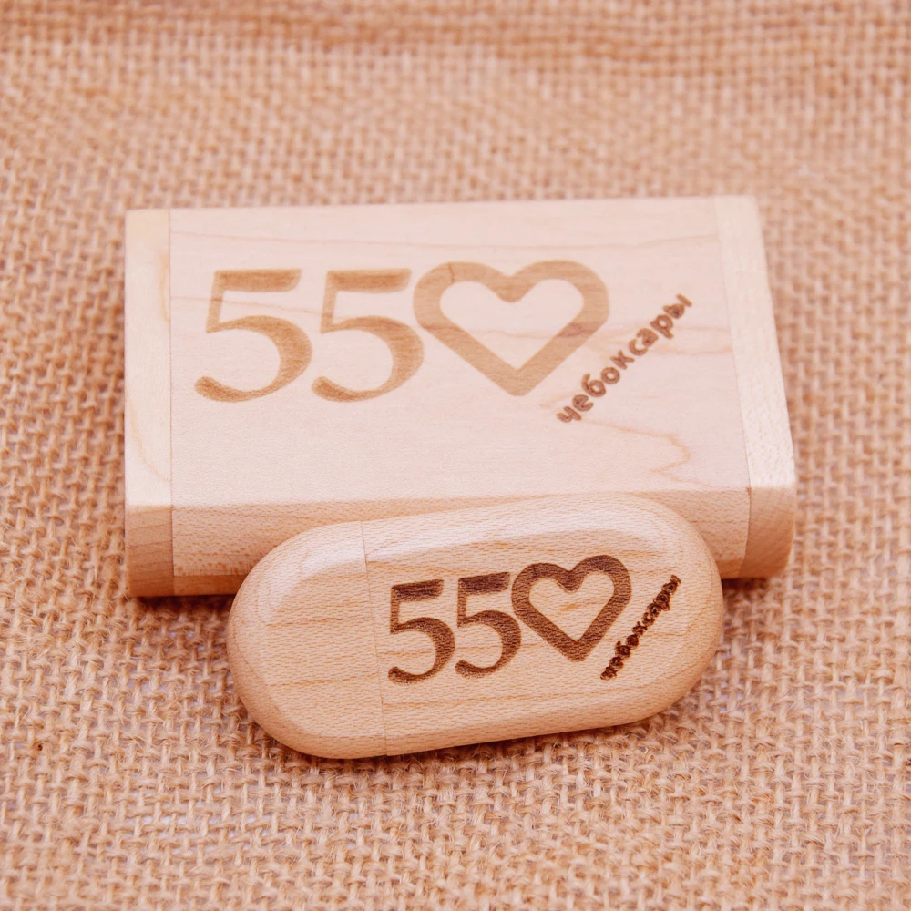 30pcs USB 3.0 wooden Box pen drive Free custom logo USB Flash Drive Bamboo Pendrive Wedding gift Memory stick 128GB 32GB 64GB