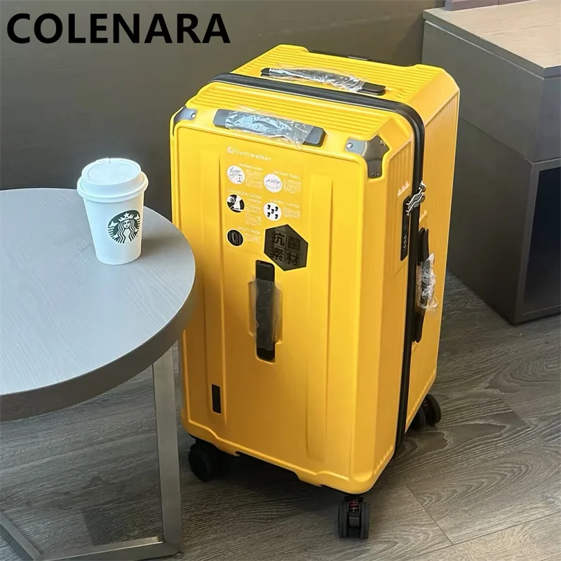 

COLENARA Large-capacity Suitcase Student Boarding Box Women's Trolley Case ABS + PC Password Box Men's Carry-on Travel Luggage