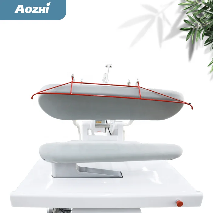 وافق CE الملابس الصناعية البخار الصحافة الساخنة التجارية نظافة جافة معدات الكي آلة الضغط الأوتوماتيكية