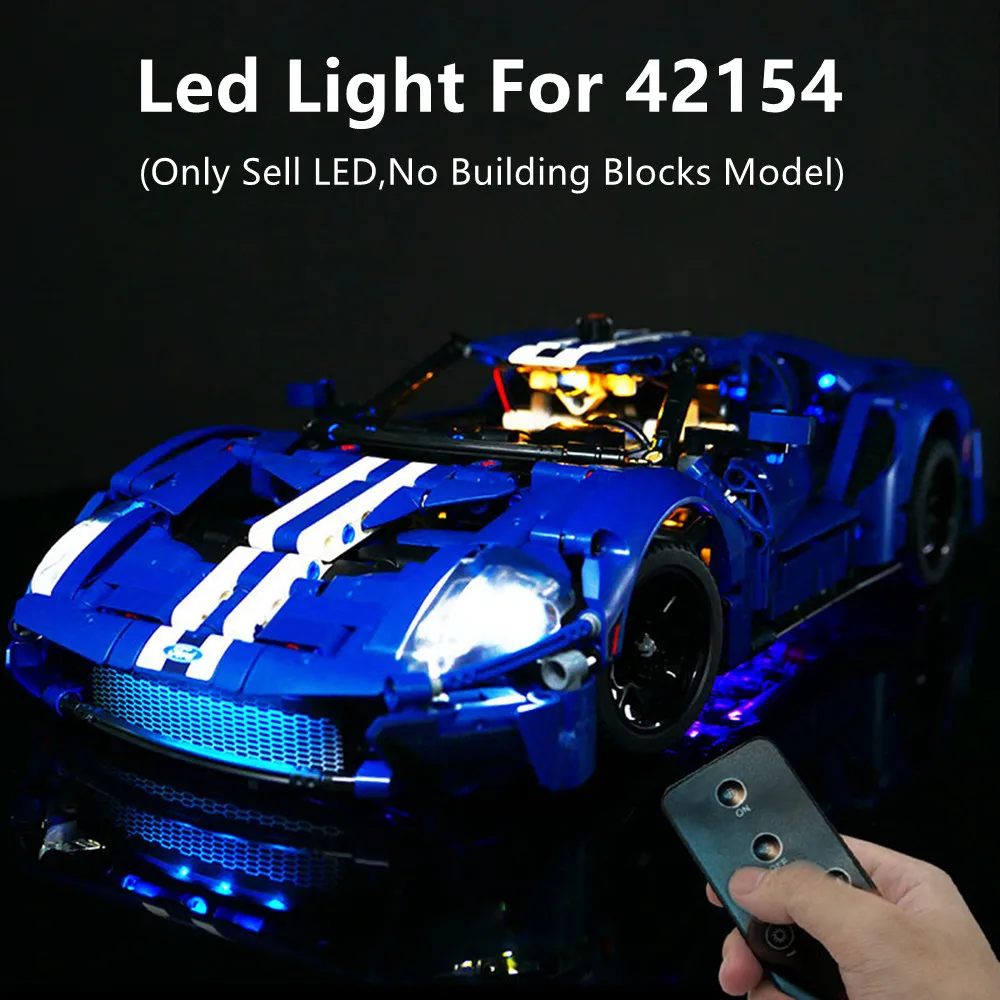 LED Light Kit For The 2022 Ford GT 42154 Car building blocks (only led included)