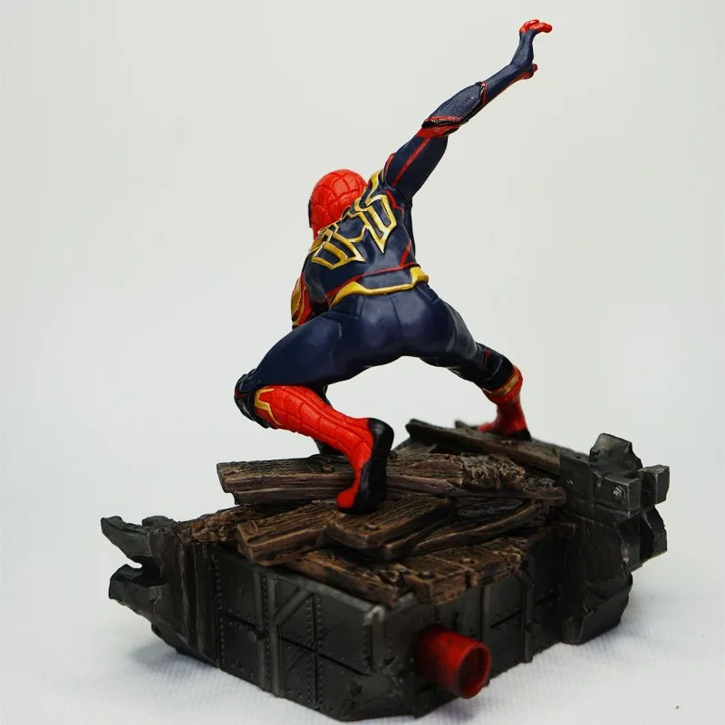 17 سنتيمتر الرجل العنكبوت: لا طريقة المنزل الشكل الرجل العنكبوت الكلاسيكية يطرح جمع من نماذج الرسوم المتحركة سطح المكتب الحلي ألعاب أطفال هدية #6