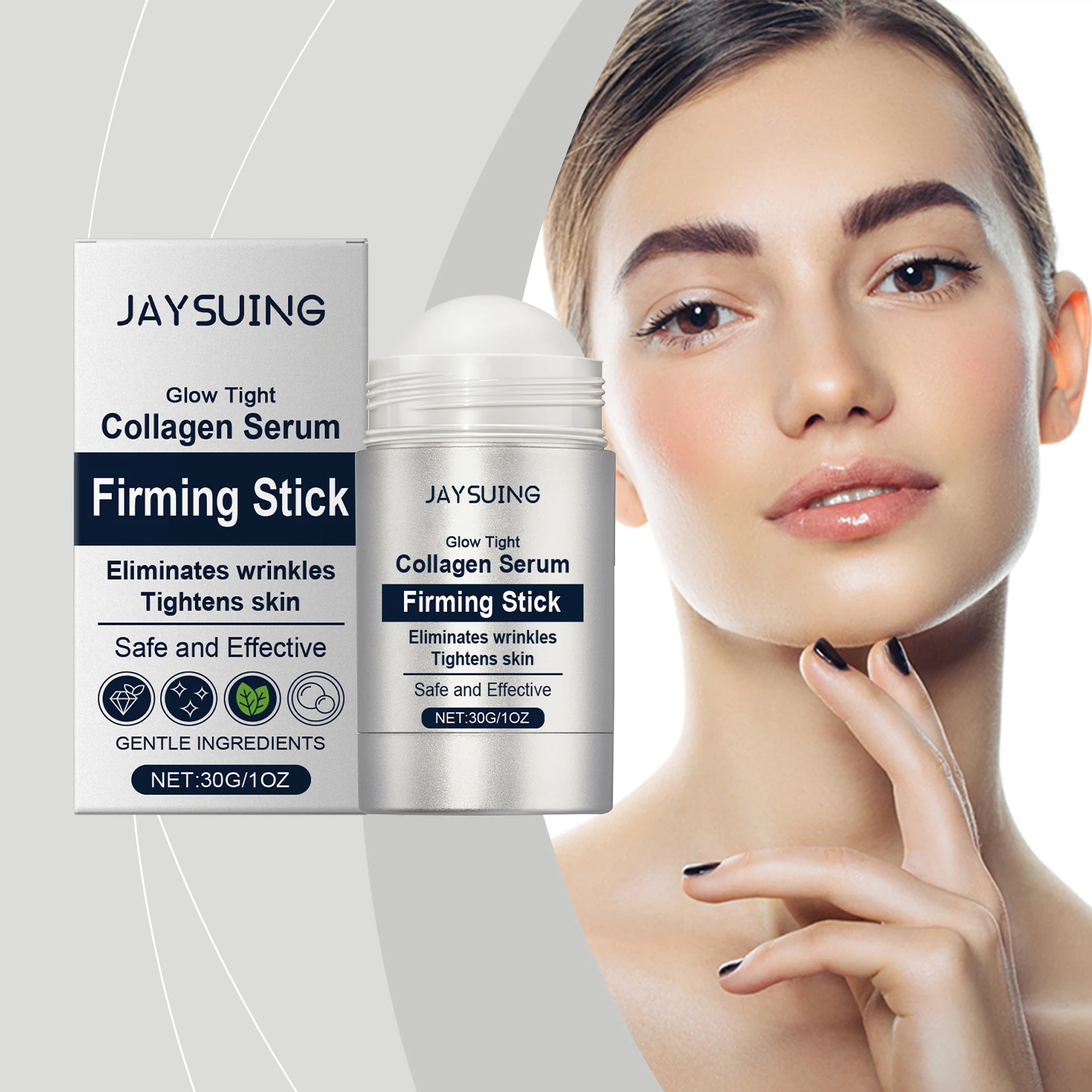 

Collagen Moisturizing Stick Firming Brightening Face Neck Body Skin Reduce Fine Lines Improve Dryness Damage Anti- Wrinkle Serum