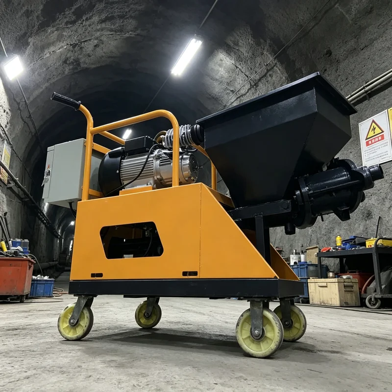 Concrete Pump Mobile Diesel Driven Feeding Equipment for Building Site Mortar Transfer Plastering Application