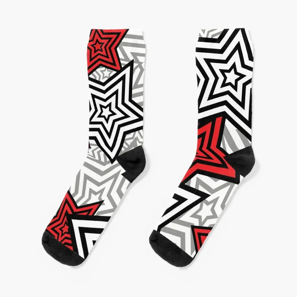 

Persona 5 Star Background Socks hockey crazy Hiking boots Socks Woman Men's