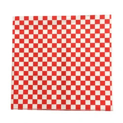 25 Sheets Checkered Sandwich Wrappers, 9.8