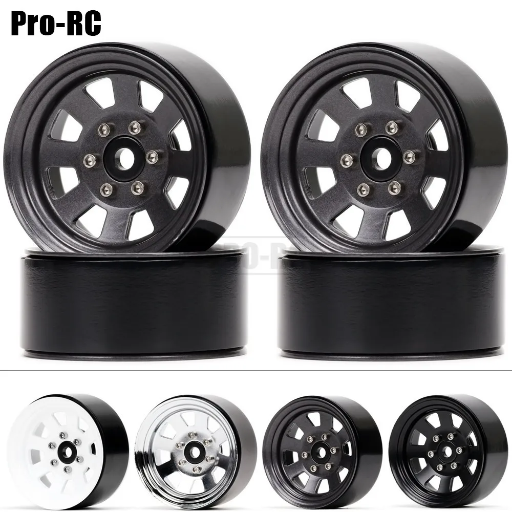 4 Stuks Metalen 1.9 "Beadlock Velg Hub voor RC Crawler Auto 1/10 Axiale SCX10 II 90046 TRAXXAS TRX4 CC01 Upgrade Onderdelen