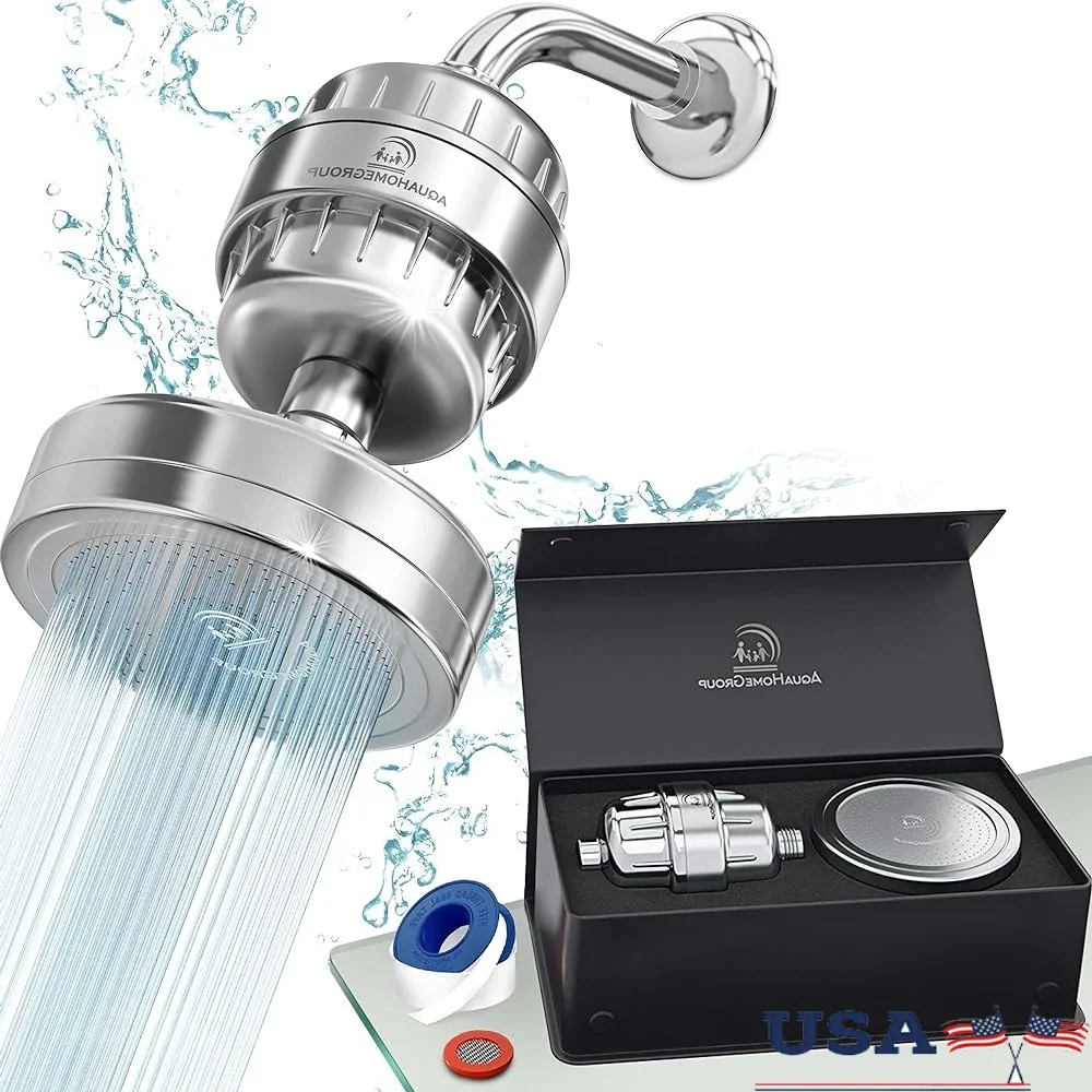 

Роскошный набор насадок для душа, высокопроизводительный 3-ступенчатый фильтр, удаляет хлор, жесткая вода, вредные субстанции, настенная металлическая конструкция