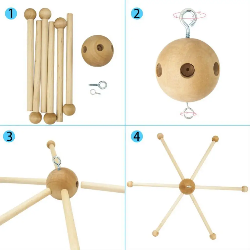Wind Chime Bracket DIY Wind Chime Accessories Hanger Frame for Ceiling Crib