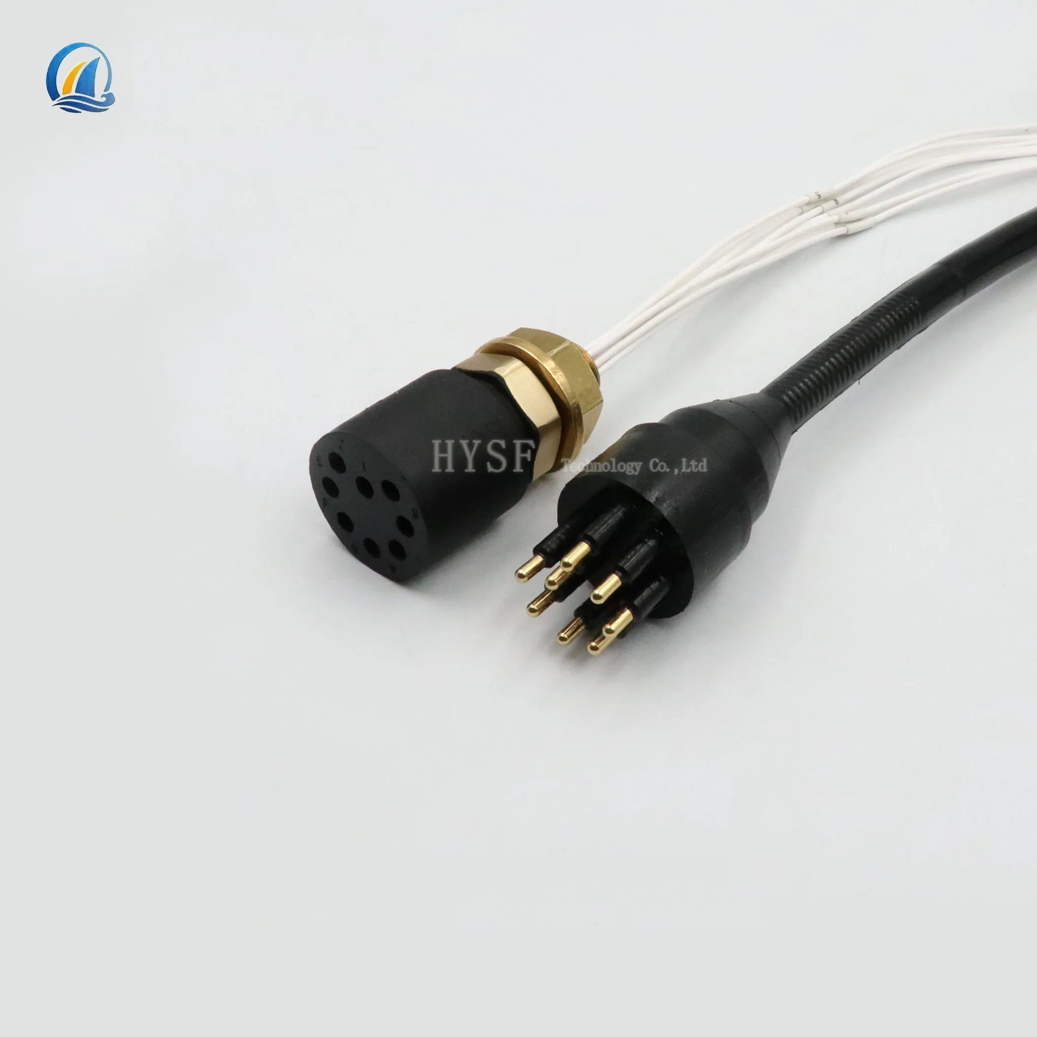 

IP69k Subconn circular 8pin female bulkhead male inline BH8F IL8M subsea pluggable wet cable rov underwater connector