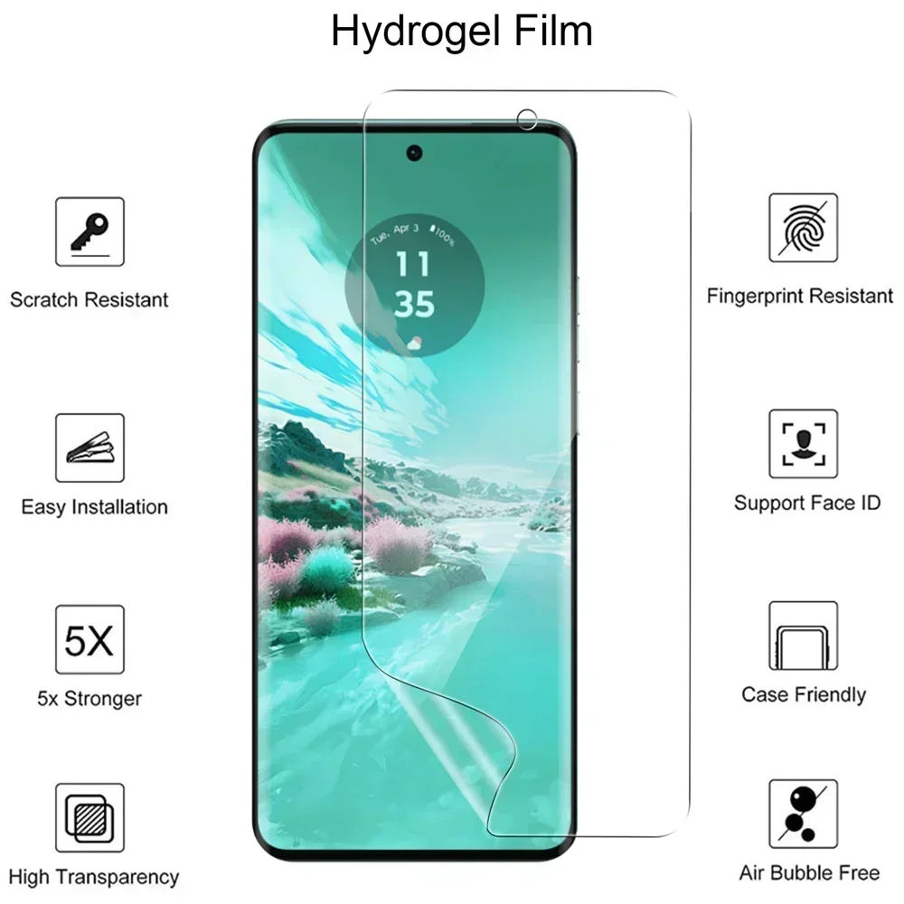 4PCS For Motorola Edge 40 NEO Protective Film on Edge 30 NEO Ultra Screen Protector for Motorola G84 G54 Not Glass Hydrogel Film