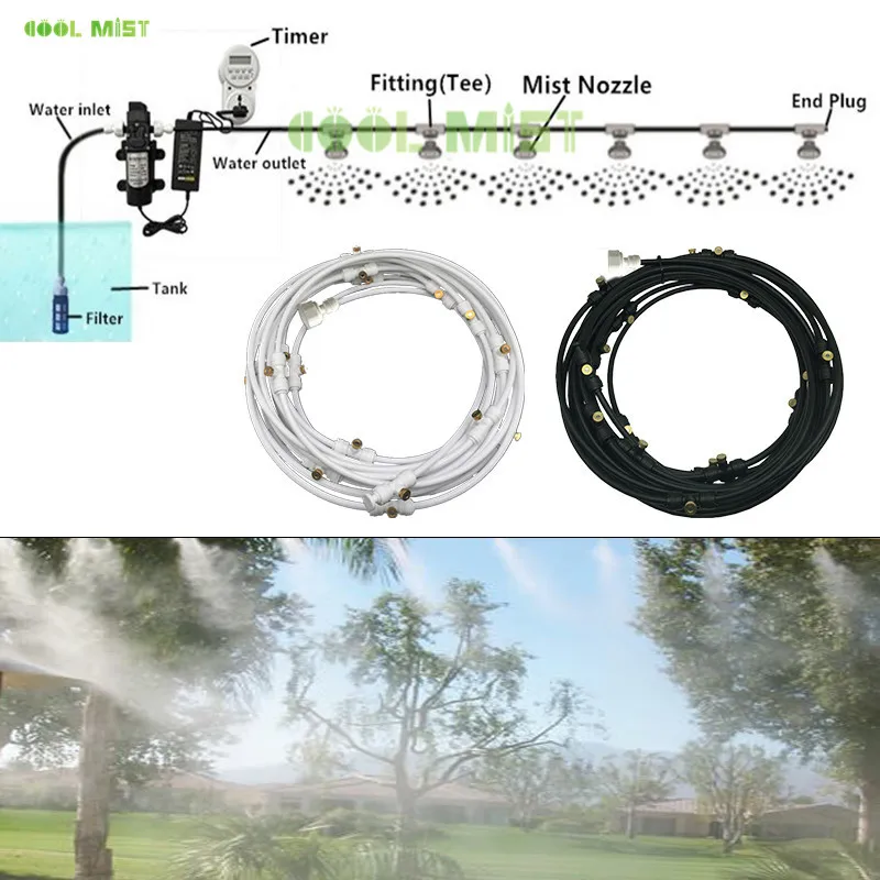 

A31 DC electric diaphragm pump 8M - 18M spray dust removal system fog nozzles low pressure atomization humidify cooling watering