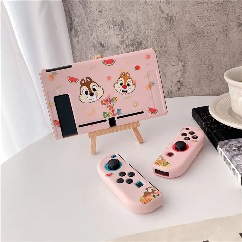 ديزني رقاقة ديل السنجاب ل التبديل حالة قذيفة واقية سبليت الإسكان صندوق ل نينتندو التبديل اكسسوارات وحدة تحكم Fundas