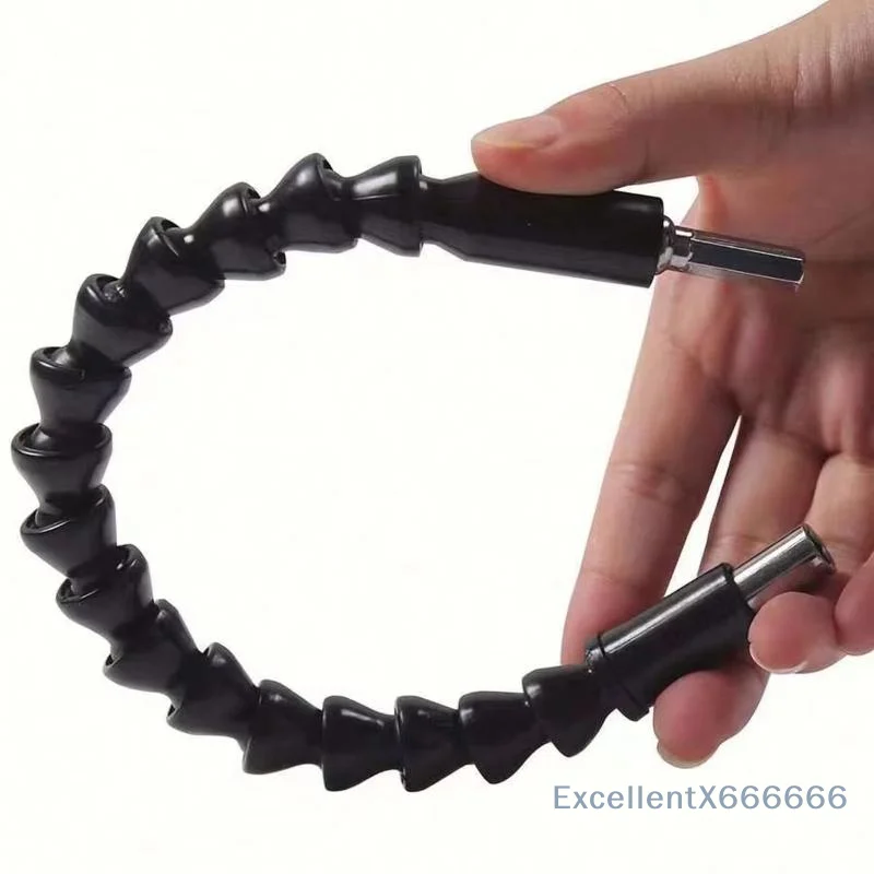 Flexible Drill Extension Shaft Universal Bendable 250mm Length Anti-break for Narrow Gap Car Repair Home DIY
