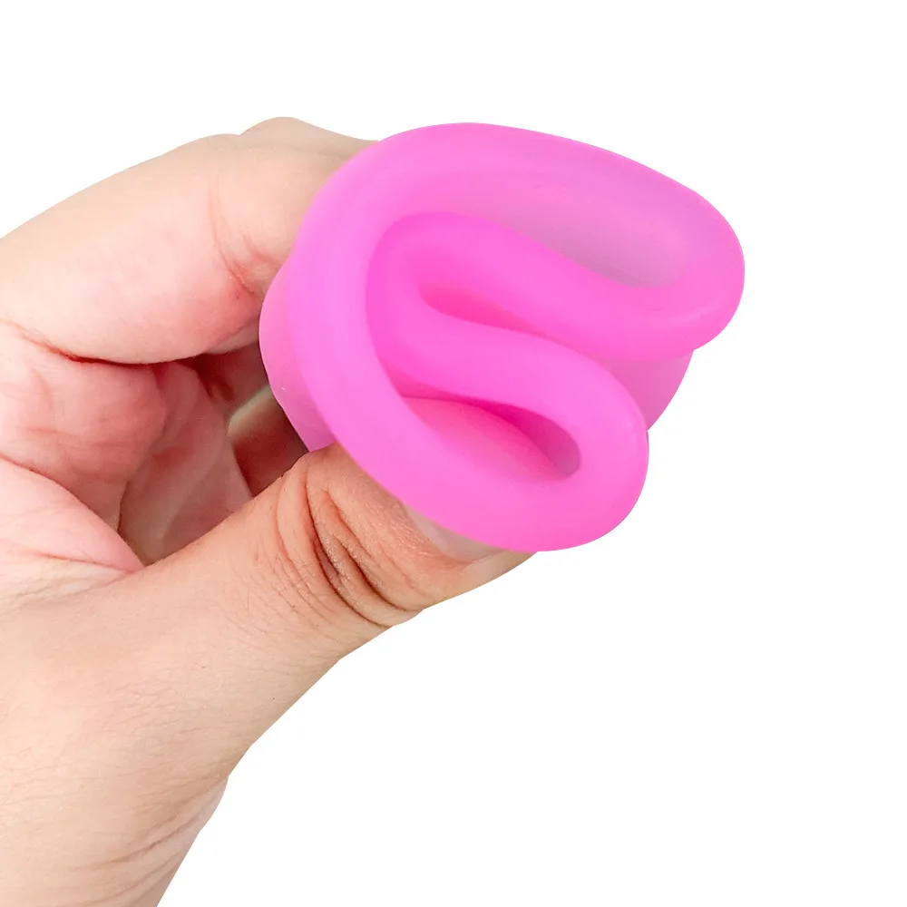 Menstrual Cup with Ring Tampon Pad Alternative Medical Silicone Feminine Hygiene Cups Women Period Menstrual Менструальная Чаша