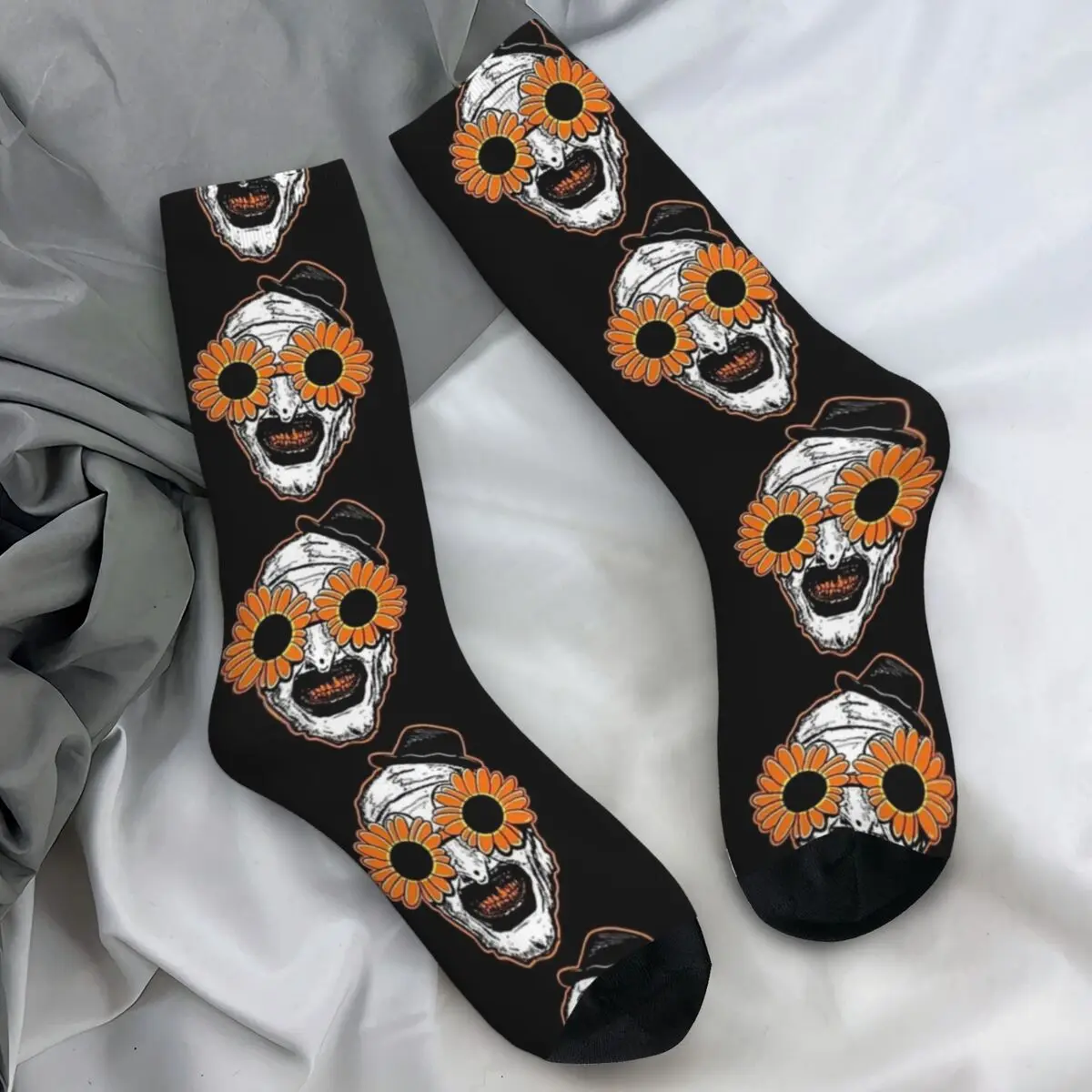 Sunflower Sunglasses Horror Clowns Stockings Adults Men Movie Art Terrifier 2 Socks Soft Breathable Socks Anti Bacterial Socks