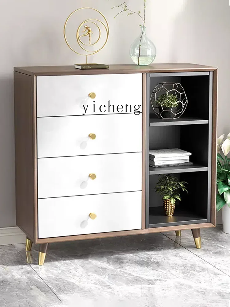 b9 Chest of Drawers Modern Bedroom Living Room Storage Cabinet Multi-Functional Chest of Drawers Locker