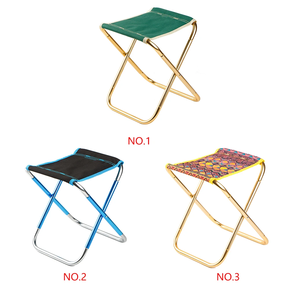 Outdoor Fishing Picnicking Camping Folding Chair Portable Foldable Lightweight Oxford Cloth Stool