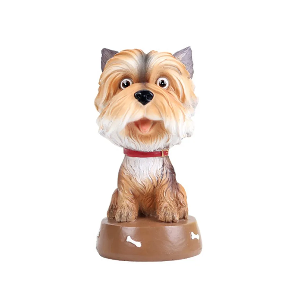 Animal Shaped Design Dog Figurines Glasses Holder Desktop Use Type Yellow Eyeglasses Display Stand Sunglasses Organizer Holder