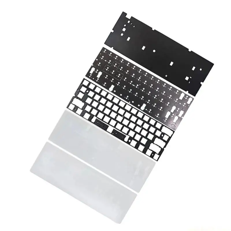 Advanced Keyboard Plate For 60HE Delivers Sound Dampening And Structural Integrity Aluminum/Carbonfibered