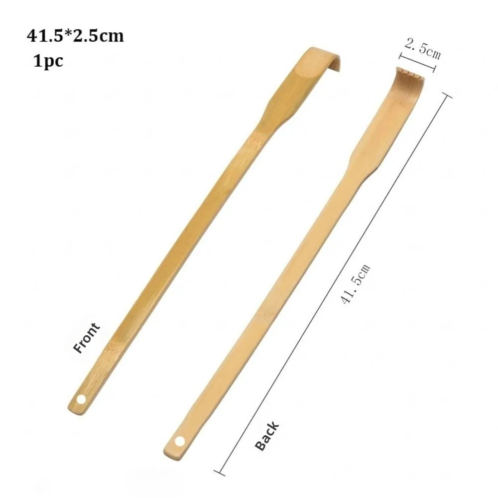 Durable Massager Back Scratcher Bamboo Multistyles Wooden Body Roller Stick 41.5~46.5cm Backscratcher Wooden Scratching view 4