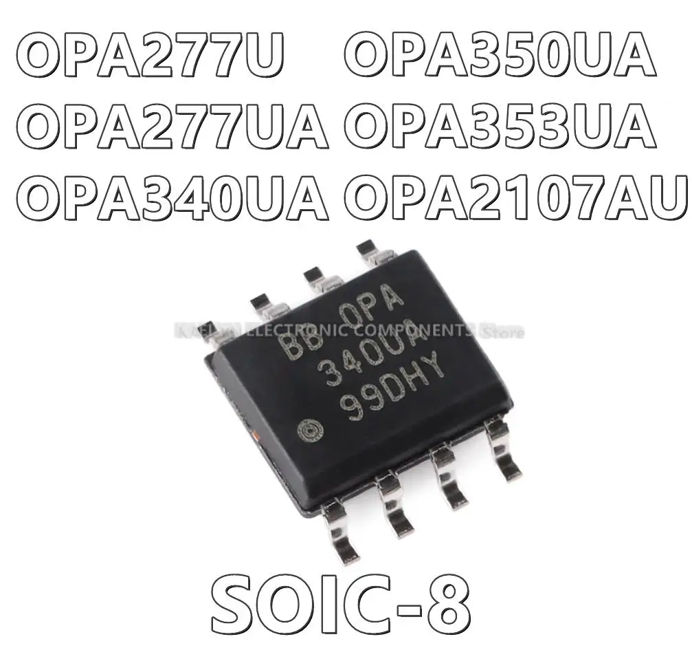 

10Pcs/lot OPA277U OPA277UA 277U OPA340UA 340UA OPA350UA 350UA OPA353UA 353UA OPA2107AU 2107AU SOIC-8