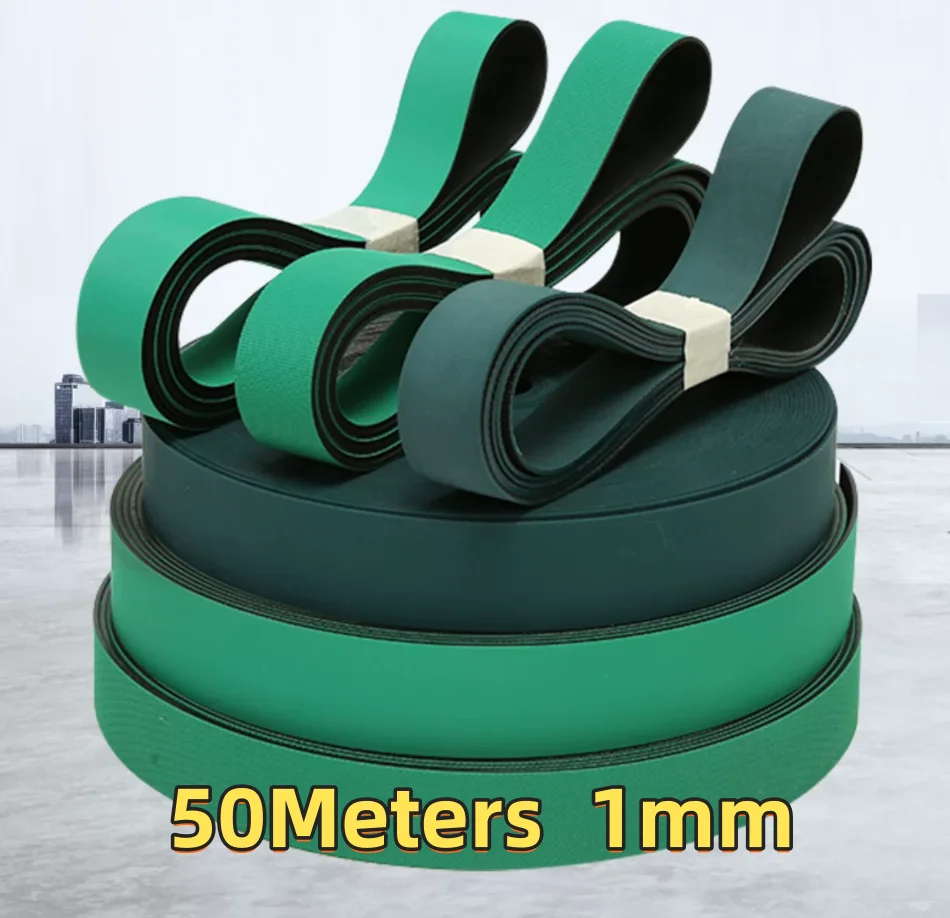 50Meters/roller T:1mm Printing machine paper feeding belt, die-cutting machine, anti-adhesive ink paper feeding flat belt