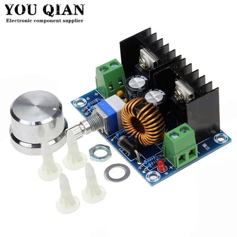 XH-M401 DC-DC Step Down Buck Converter Power Supply Module XL4016E1 PWM Adjustable 4-40V To 1.25-36V Step Down Board 8A 200W