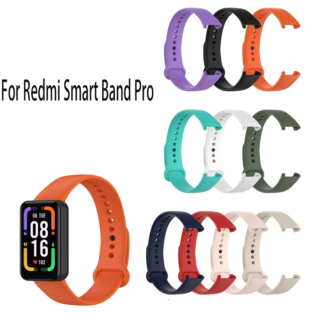 حزام ساعة لـ Redmi Smart band pro معصمه سيليكون سوار المعصم لملحقات الساعة الذكية Xiaomi Redmi Band Pro