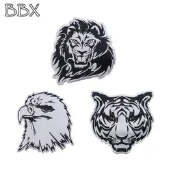 Adesivi in metallo per decorazioni per auto impermeabile 3D Lion/Eagle/Tiger adesivi per Badge per auto adesivi per auto decalcomanie accessori per auto per camion