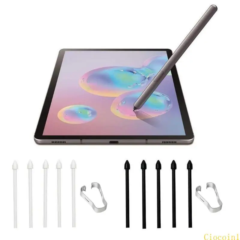 A3PC Tablets Tips Tips Reffills Rempacment pour S8 + Tab Pen Nibs 5/10/20 / 30pcs