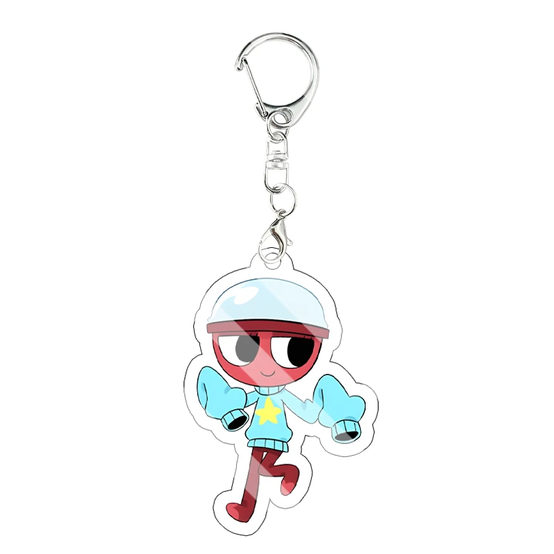 Dandy World Game Acryl-Schlüsselanhänger Shrimpo Vee Pebble Anime Rucksack-Anhänger Doppelseitige Charaktere Kawaii Schlüsselring Geburtstagsgeschenk – Detail 8