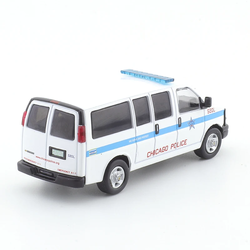 596 1/64 Hummer H1 Chevrolet Tahoe Van Chicago VAN Car Alloy Toys Motor Vehicle Diecast Metal Model Kids Xmas Gift Toys for Boys