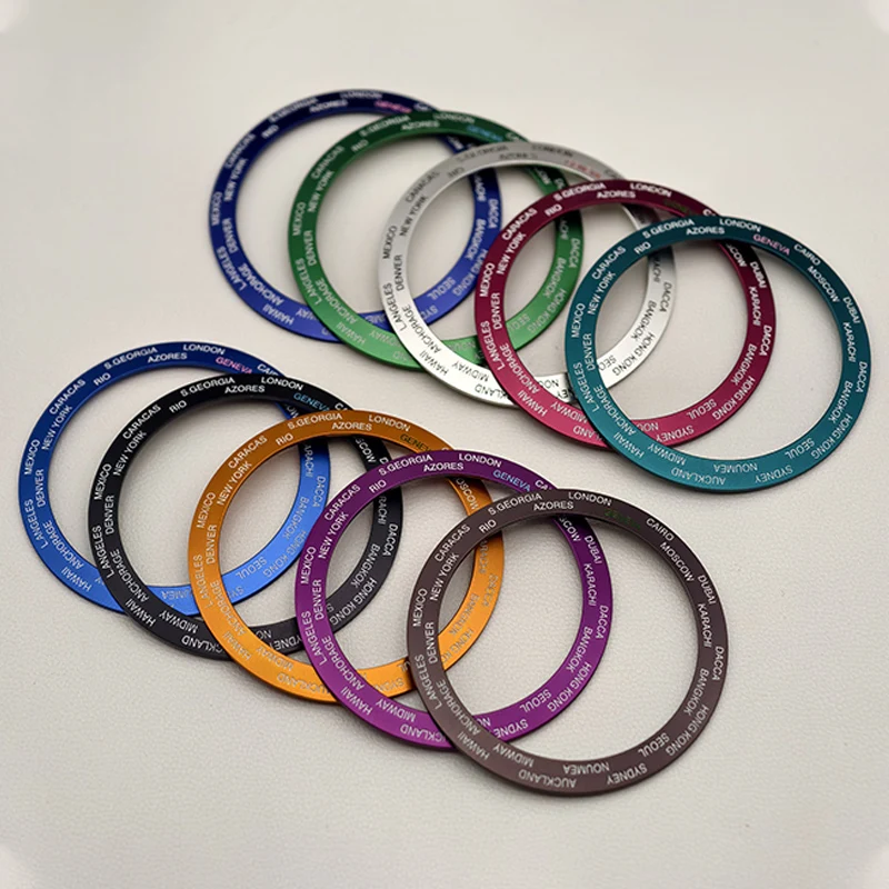 

Mod 38mm Tilt Aluminum Bezel Insert Ring Fits GMT SUB SKX007 SKX009 SRPD Case NH35 NH36 Movement Men’s Watch Refit Accessories