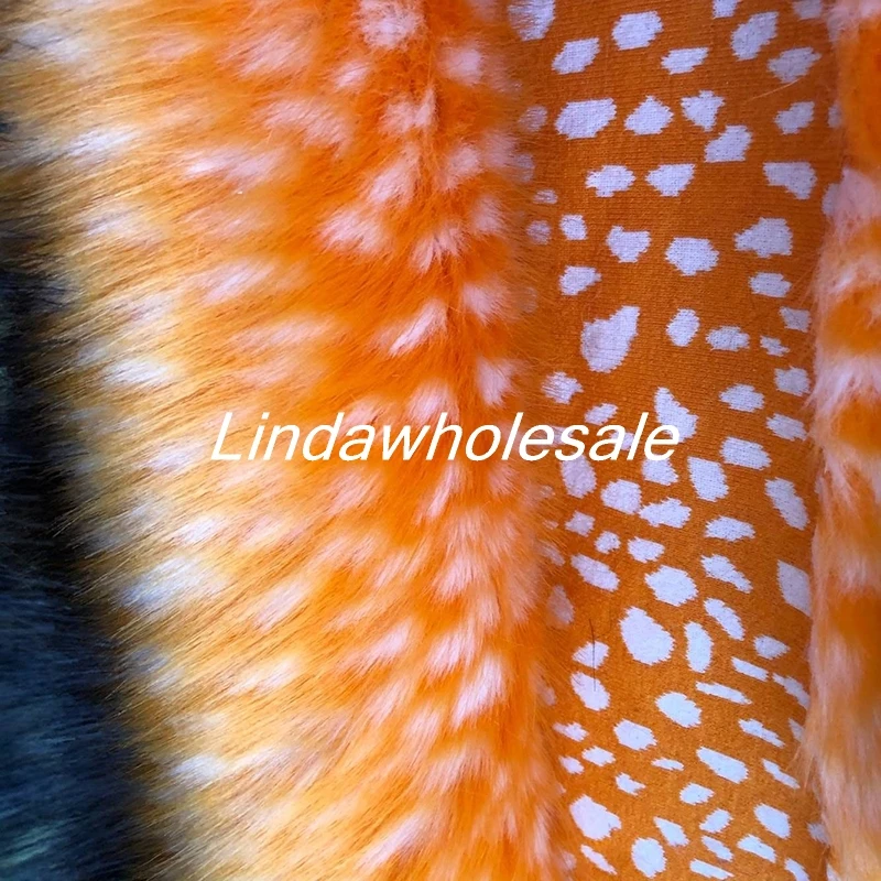 High-grade imitation fox plush fur collar background cloth carpet material,faux fur fabric,170cm*50cm/pcs