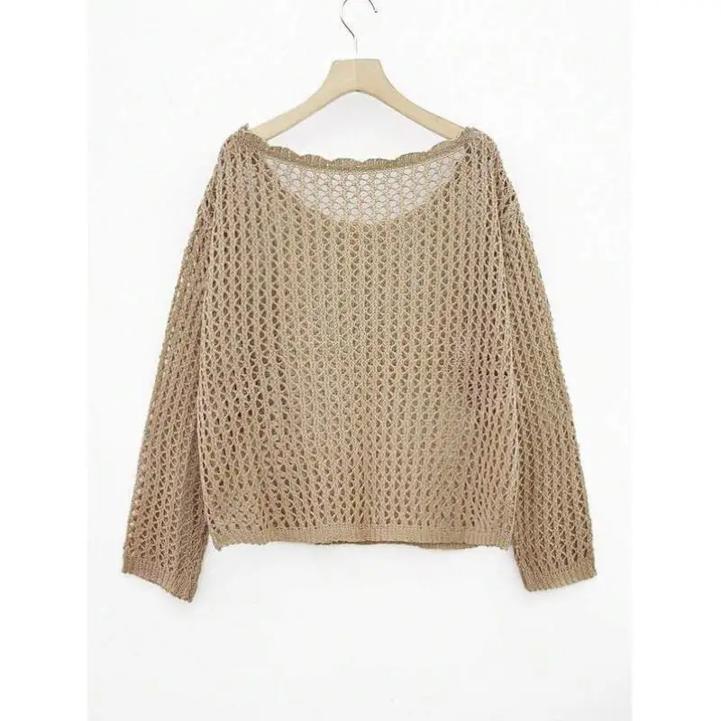 

Women's Loose Beachwear Sunscreen Lace New Sle Cross-Border Clothing Bright Tead Coolmax Fiber Inner Wear Casual Outfit