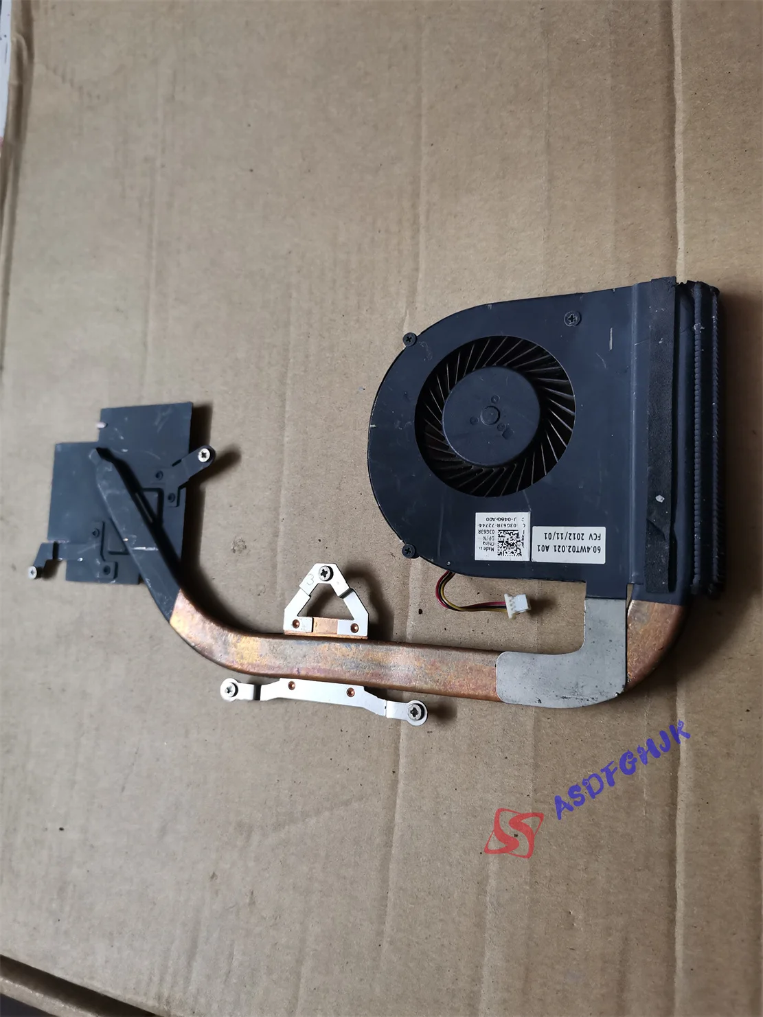 Genuine FOR Dell Inspiron N5421 5421 Cooling Fan with Heatsink 3G63R 03G63R CN-03G63R  fully tested