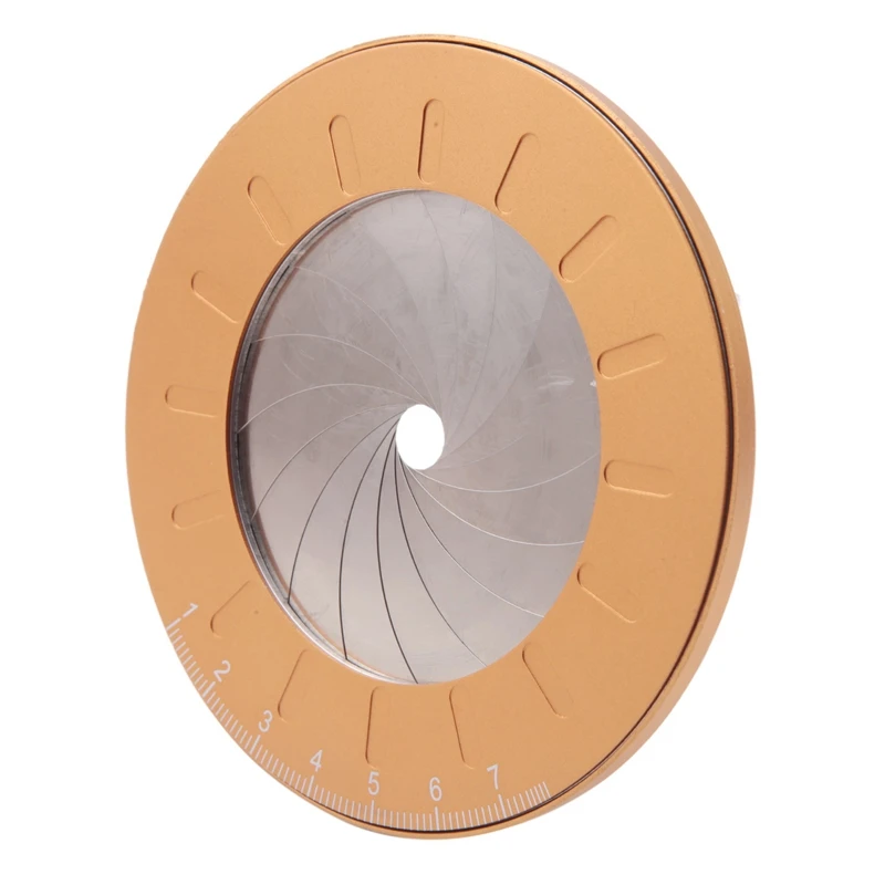 10Mm To 77Mm Round Rotatable Compass Ruler Woodworking Tool For Measuring Gauging