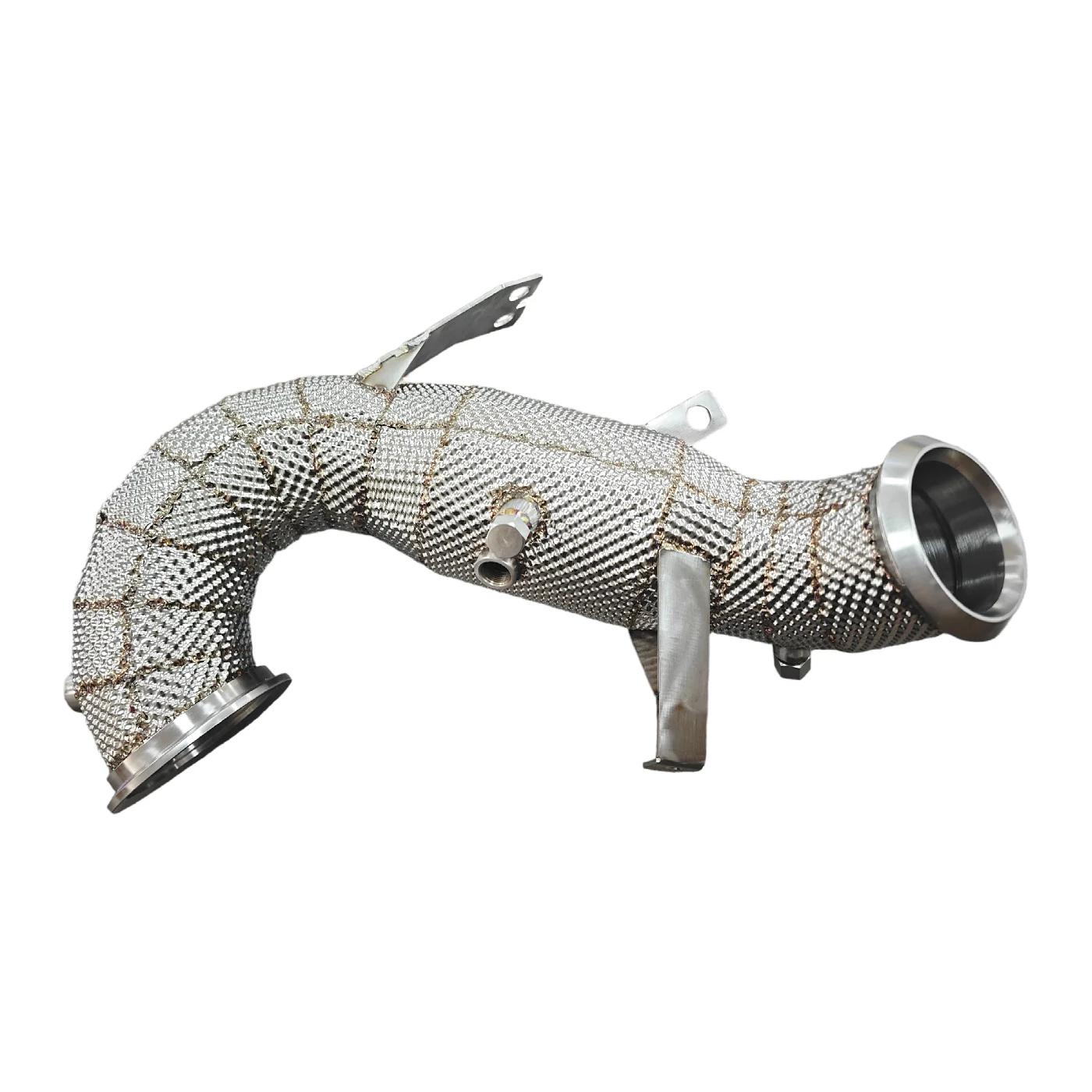 أنبوب دافل حراري متدلي لسيارة Mercedes-Benz A45 A45S AMG W177 M139 2.0T 2019+ أنبوب سفلي للسباق #6