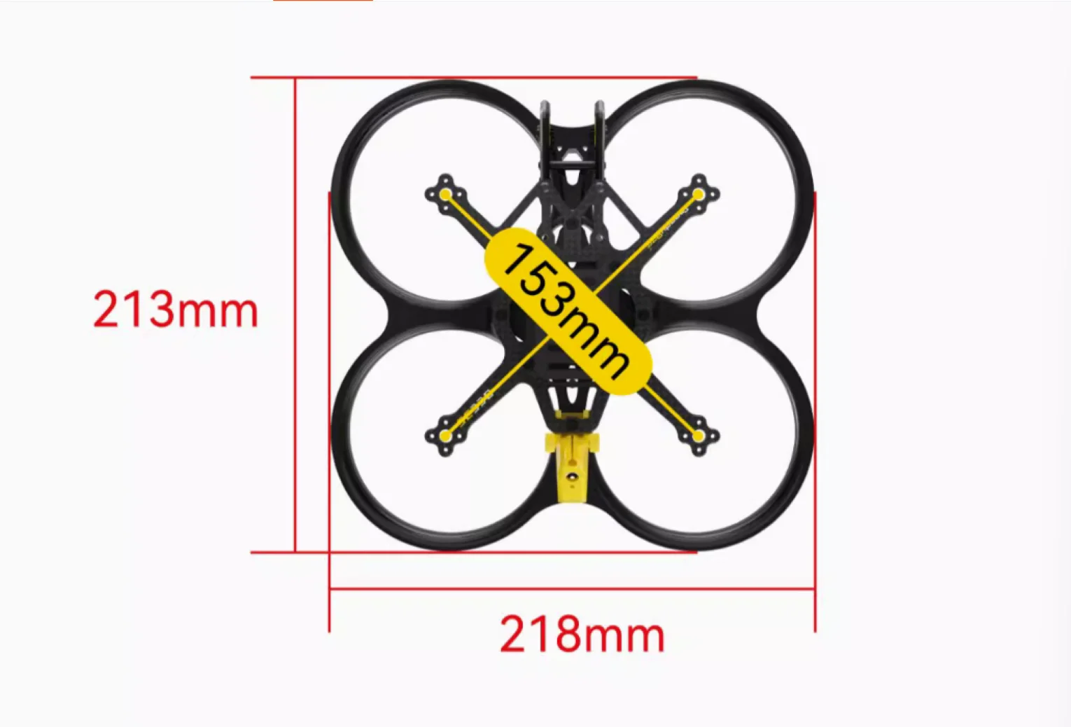 SpeedyBee Bee35 / Bee35 Pro 3,5-calowy zestaw ramy Duct Whoop RC FPV Racing Drone Części odpowiednie do O3 HD VTX/20/25X25/30X30MM