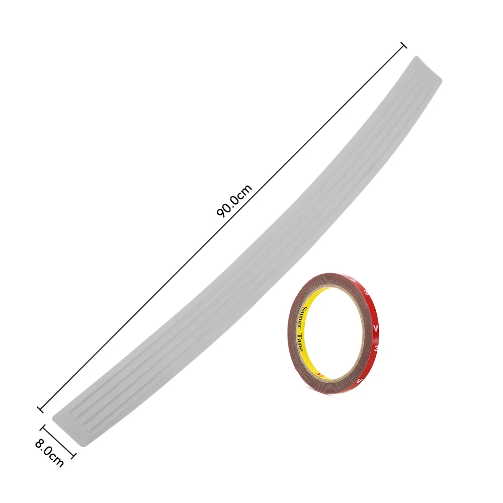 Universal Auto Stamm Tür Schutz Streifen Schweller Platte Schutz Hinten Stoßstange Schutz Gummi Leisten Pad Trim Abdeckung Streifen Auto Styling