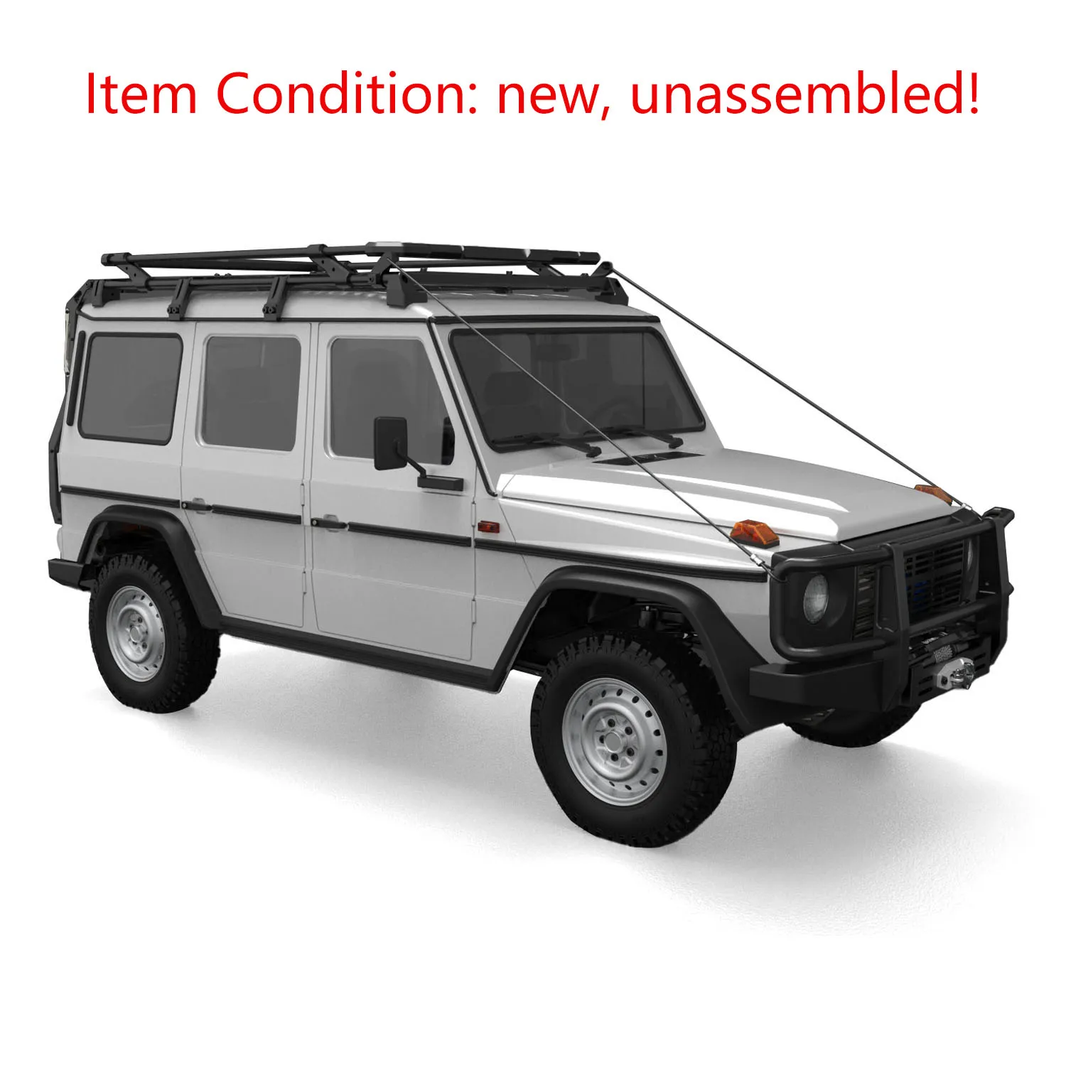 1/8 CAPO W460 Metal RC Off Road Car 4WD Remote Control DIY Vehicle Model KIT Differential Lock 2Speed Gearbox No Electronic Part