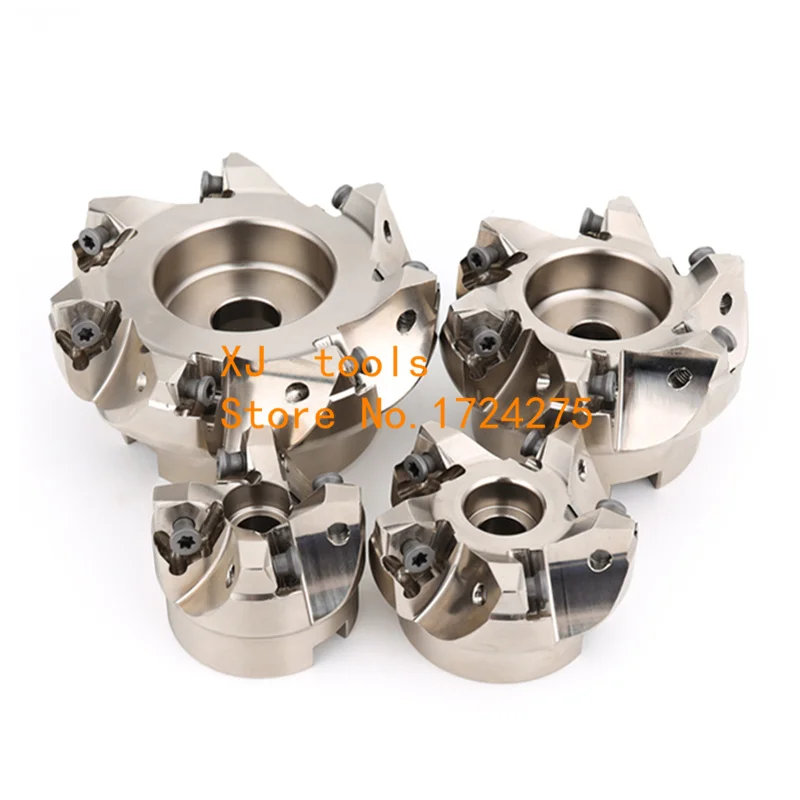 Imagem -02 - Hexagonal Pesado Corte Fresa Cabeça Mfwn90 Grau Mfwn900 Dupla Face Wnmu0806 Inserir Disco
