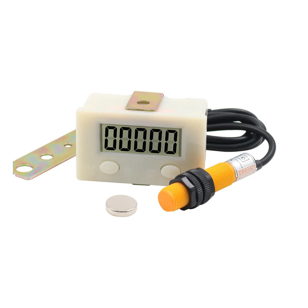 Electronic digital 5 display counter proximity Industrial magnetic sensor switch punch counter automatic induction counter meter