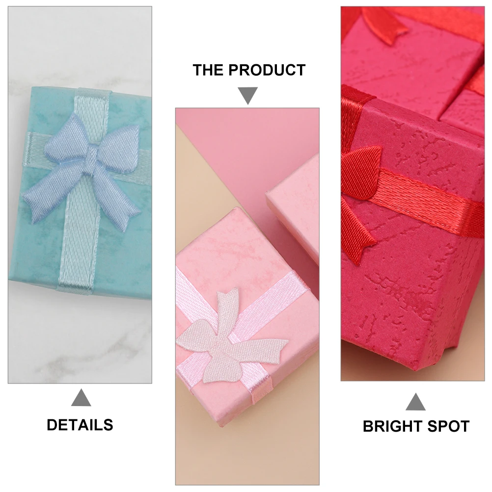 

36pcs Jewelry Box Environmental Protection Material -Resistant Elegant Design Suitable for Earrings for Small