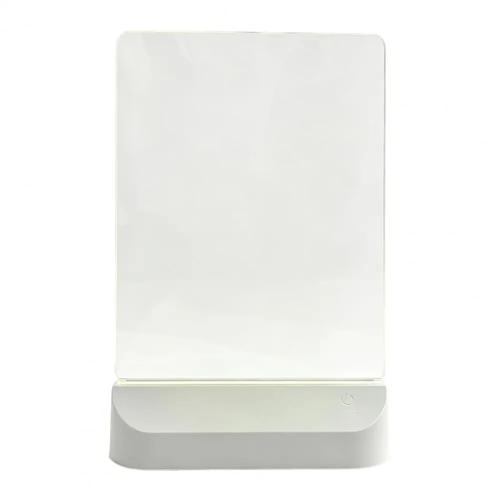 Dry Erase Board for Desk Glowing Note Board for Restaurant Menu Rechargeable Led Drawing Board for Kids Neon Glow Light Up