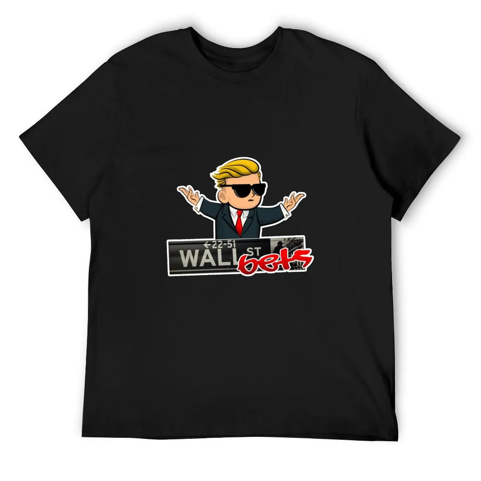 Wall Street Bets Logo - WSB Mascot T-Shirt customizeds custom t shirt anime figures mens graphic t-shirts