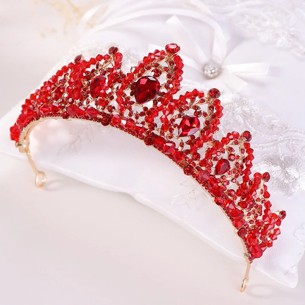 

1Pcs Crown Headdress Delicate Wedding Bride Tiara Hair Ornament Bridal Headwear Woman Beauty Wedding Performance Celebration