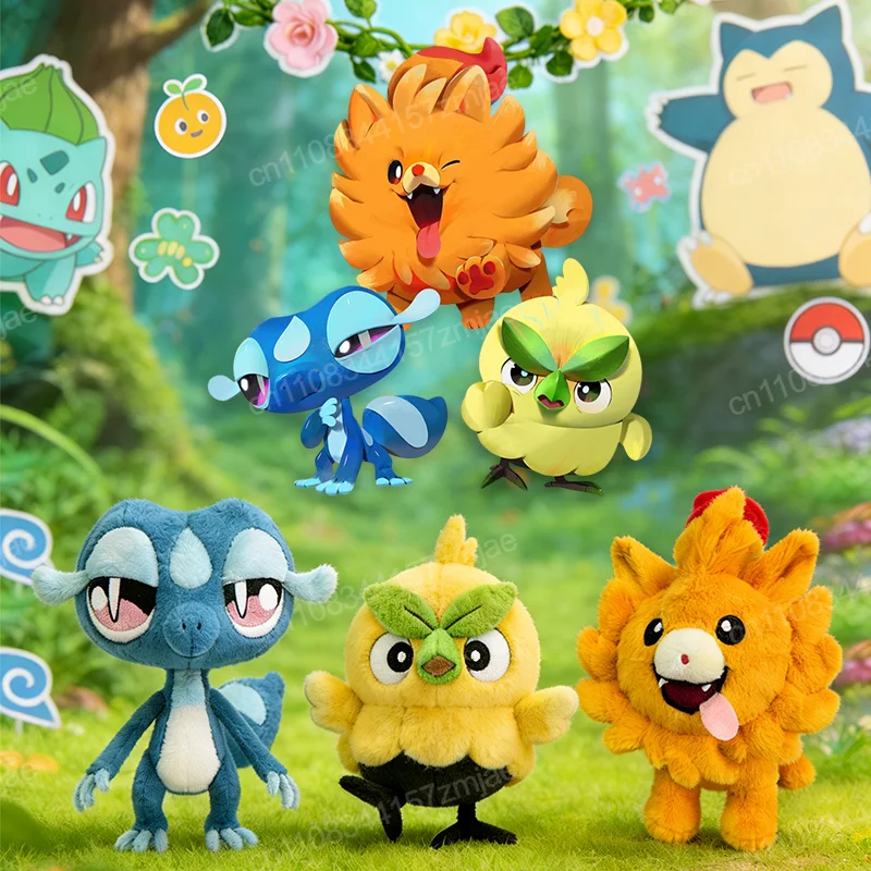 

Новая мягкая плюшевая игрушка Pokemon Pombond Browt Gecqua 10-го поколения, милый аниме-персонаж, подарок для ребенка